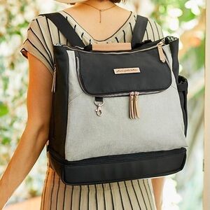 Petunia Pickle Bottom Pivot Pack Diaper Bag Backpack Sand/Black